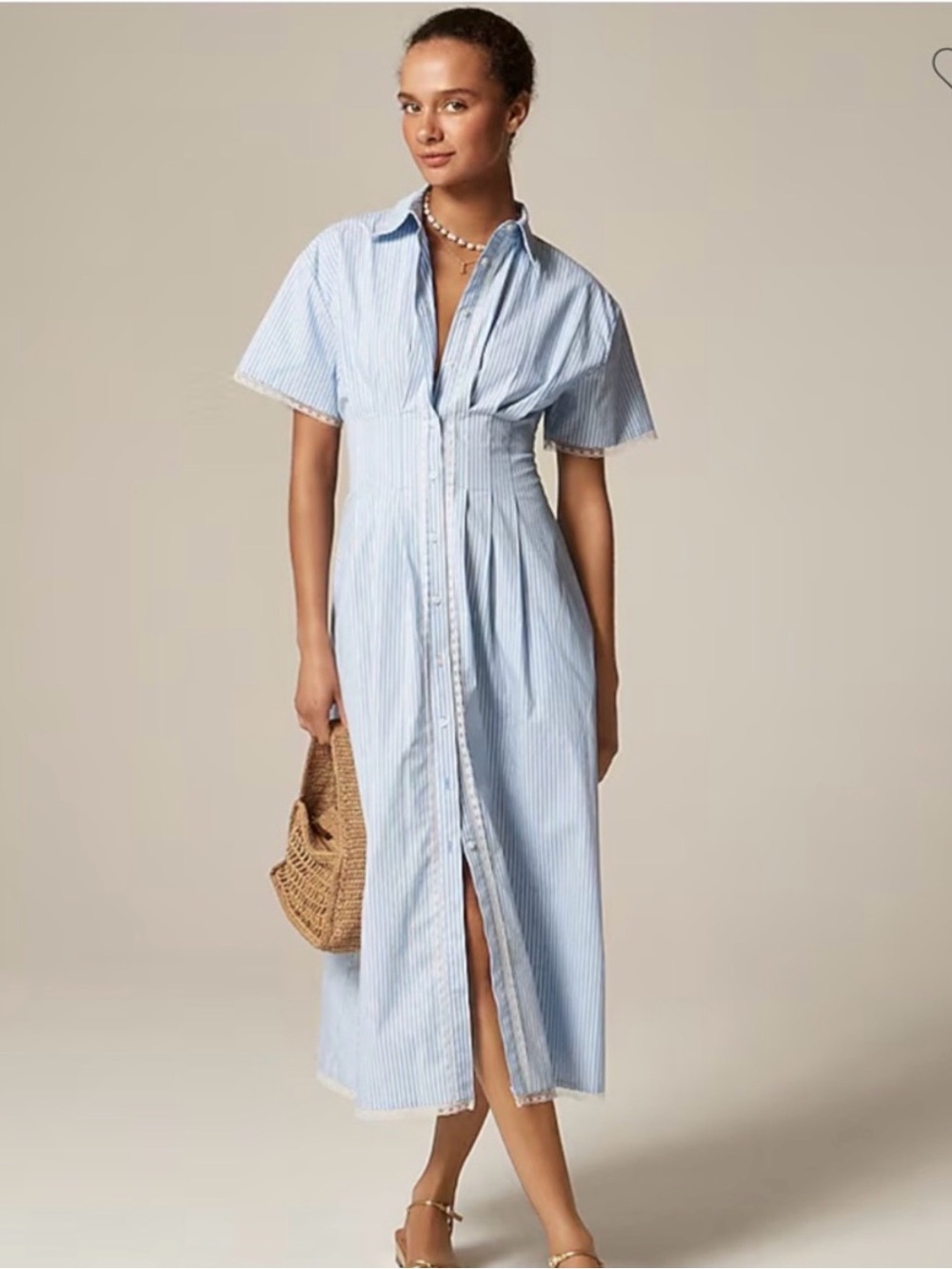 J Crew Wren Shirt Dress, size 16